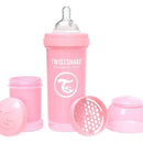Biberón Twistshake Mamadera anticólicos Rosa pastel 260ml