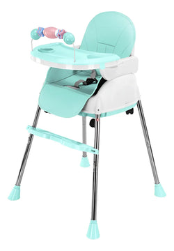 Silla Cokibú Bebé Sbebe-1mt 3 Alturas Menta Liso Agua