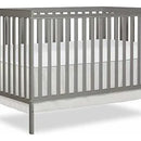 Dream On Me, Synergy - Cuna Convertible 5 En 1 En Gris Frío,