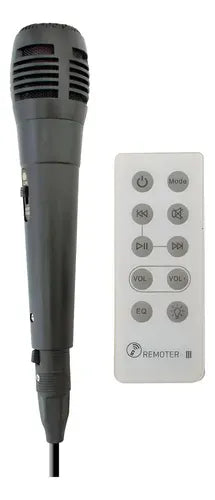 Parlante Cabina Musical Inalámbrico Micrófono Control Sonido