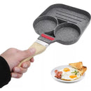 Sarten 4 Huevos Inducción Antiadherente Hotcakes Estrellado Color 2 Huevo Rejilla