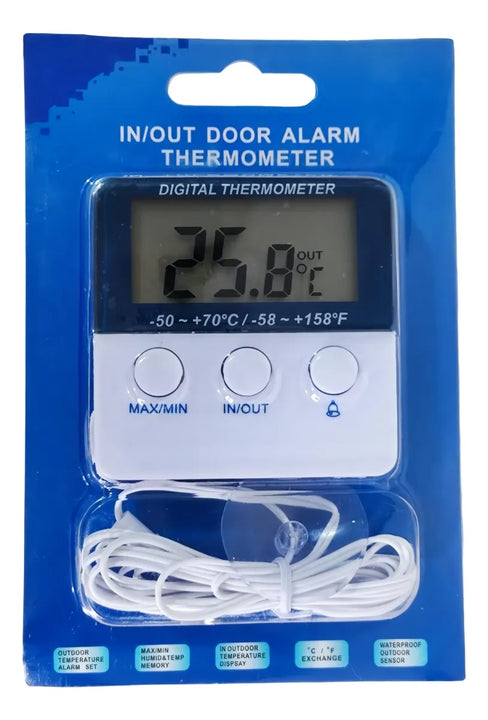 Termometro Digital Indicador Humedad Temperatura Nevera Lcd