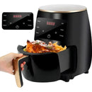 Air Fryer 6l Digital Con Bandeja Antiadherente Casa Cocina Negro