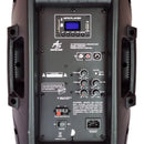 Parlante Inalámbrico 400w American Sound Aspa108x+mic Negro