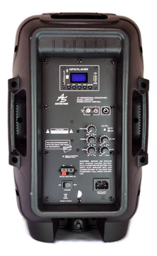 Parlante Inalámbrico 400w American Sound Aspa108x+mic Negro