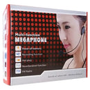 Parlante Amplificador Voz Recargable Micrófono Diadema Radio Diseño