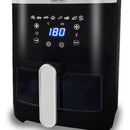 Freidora De Aire Digital Mertec 4.2 Litros Con Visor Color N Negro