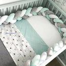 Bumper Trenza Cuna Bebé - 3 Hebras Bumper Trenza Cuna Bebé Babytrencitas Todos Los Colores