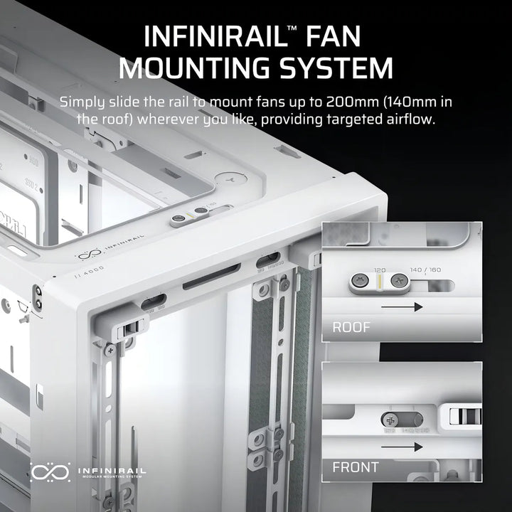 Gabinete Gamer Corsair 4000d Frame White