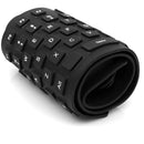 Teclado flexible de silicona usb plegable pc tab notebook Abnt2 flex2 color negro