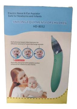 Aspirador Nasal Bebes Limpiador Electrico Extractor Moco Verde