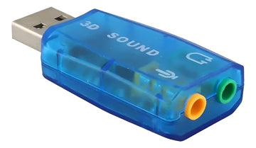 Tarjeta De Sonido Usb 5.1. Audifonos Y Microfono 3.5mm