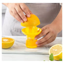 Exprimidor De Limones 2 En 1 Con Spray Boquilla Adaptable Amarillo