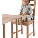 Silla Comedor Para Bebes Con Platos Color Gris