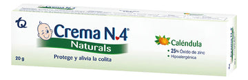 Crema N 4 Antipañalitis Natural Tubo X20 Gr