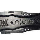 Cuchillo Navaja Táctico Supervivencia Daga Plegable Metal Negro