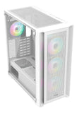 Chasis Gamer Iceberg Titanm16 X4 Argb Fans Color Blanco