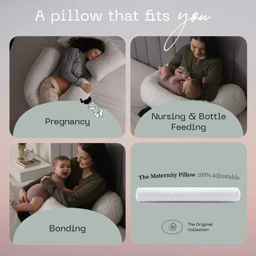 Coop Home Goods: Almohada Corporal Adaptable Para Embarazo.