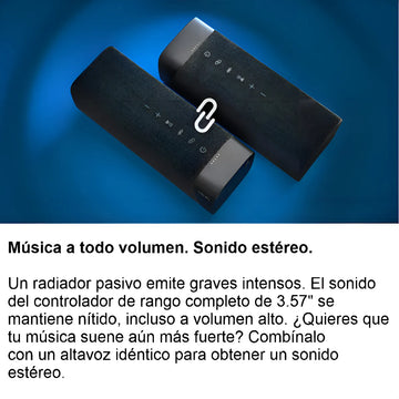 Bocina Philips Tas7505/00 Portátil Con Bluetooth Carga Celulares Color Gris