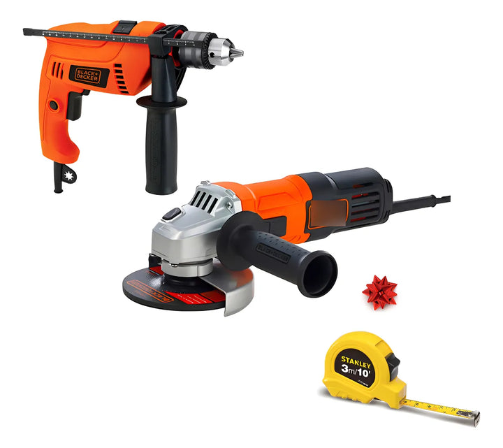 Taladro Perc 1/2 550w + Pulidora 4.5 650w + G650-b3