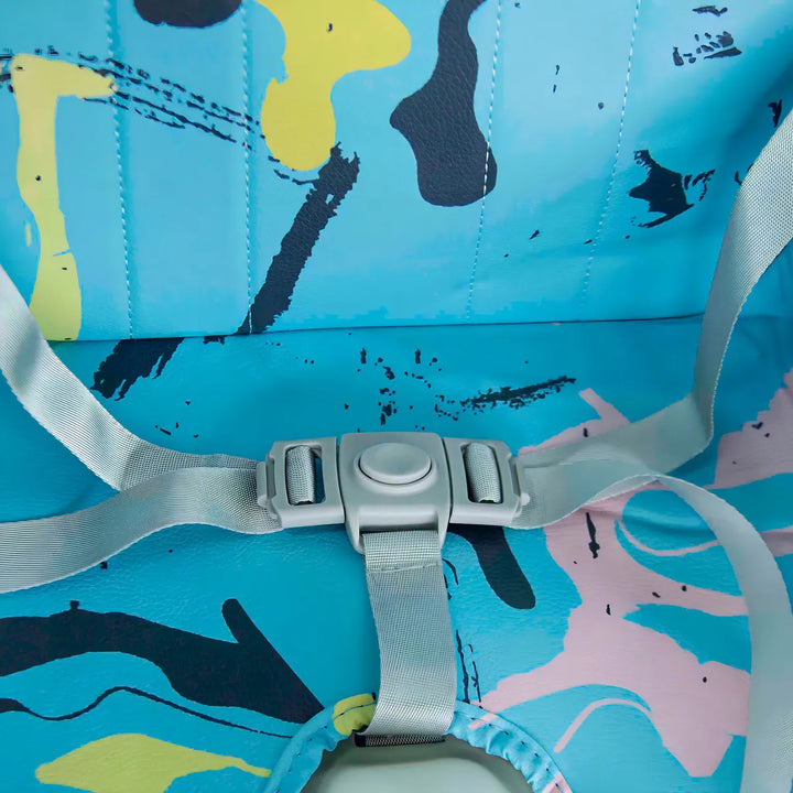 Silla Comedor Bebé colchada Ajustable En Altura 6 Posiciones Portatil ABebesit Aquarella