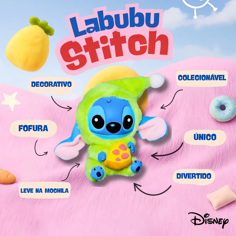 Labubu Peluche Muñeco Llavero Stitch Coleccionable Kawai Caja Sorpresa 7 Lindos Diseños Perfecto accesorio de MODA Para tus Bolsos y Maletas Compañero de Juego para l,os niños