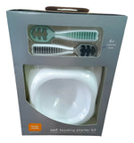 Plato Para Bebes De Aprendisaje Para Empezar A Comer Color Blanco Lisa Personaje Sin Personaje