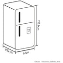Nevera Haceb No Frost 311 Lt Titanio Inverter Gris Oscuro