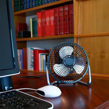 Ventilador Abanico Potente 6 Pulgadas Alta Velocidad Escritorio Oficina MS2009