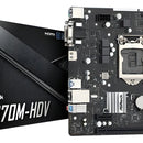Mb Asrock H370m-hdv Ddr4 Lga 1151 Color Negro