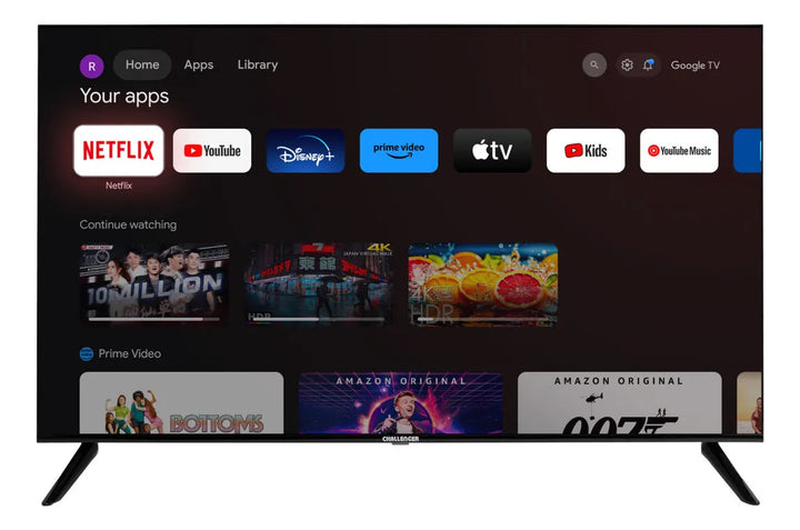 Televisor 43 Pulgadas Challenger 43tg79 Google Tv T2