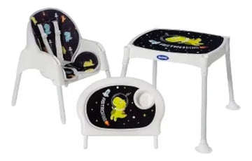 Silla Comedor 3 En 1 Bebé Multifuncional + Obsequio-azul Osc Azul Oscuro Azul Oscuro