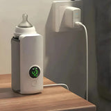 Calentador Tetero Biberones Portatil Recargable Blanco