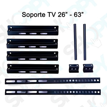 Soporte De Pared Para Televisor De 26 A 63 Pulgadas Color Negro