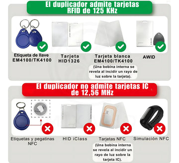 Duplicador Rfid Llaves Duplicadora Lector Tarjetas Clonador