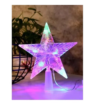 Estrella Led Multicolor Para Árbol De Navidad Colores
