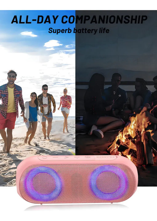 Notabrick Altavoces Bluetooth, Altavoces Portátiles Inalá Color Pink