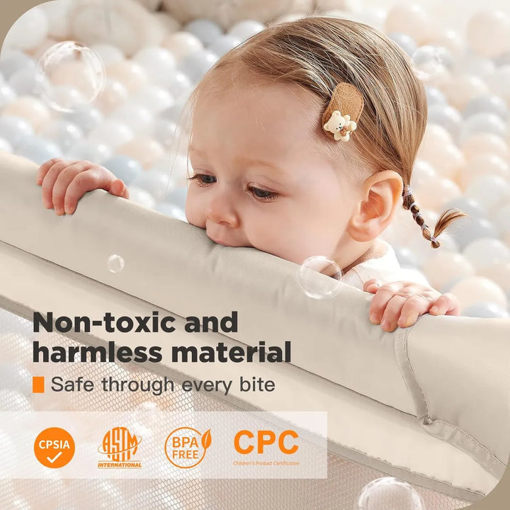 Parque Infantil Plegable Grande Y Seguro Para Bebés