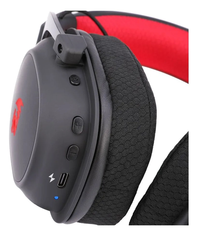 Auricular Audifono Inalambrico Redragon Zeus X Pro 53mm 7.1 Negro