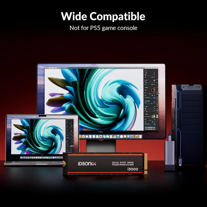 Disco Duro Interno M.2 Ssd 256gb Idsonix Negro