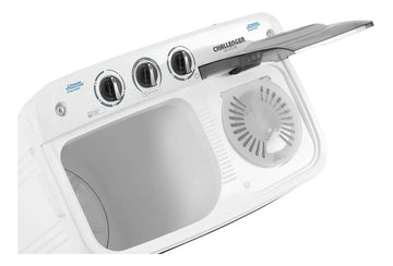 Lavadora Semiautomatica Doble Tina 7 Kg - Cw4707 Challenger Color Blanco