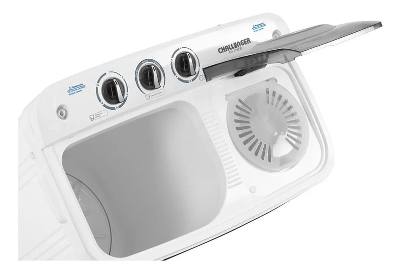Lavadora Semiautomatica Doble Tina 7 Kg - Cw4707 Challenger Color Blanco