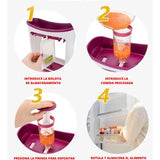 Dispensador Compota Bolsa Estación Papilla Bebe Extractor