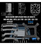 Enfriamiento Aire Pc Cooler Cpu 120 Mm Argb Lga 1700 Am5 Am4