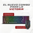 Combo Redragon 2 En 1 Pollux + Trident S136 Black Teclado Negro Idioma Ingles