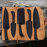 Lh Limassol Juego De Cuchillos De Chef Forjados A Mano Con K