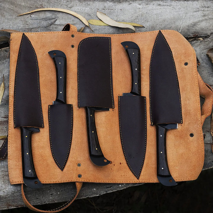 Lh Limassol Juego De Cuchillos De Chef Forjados A Mano Con K