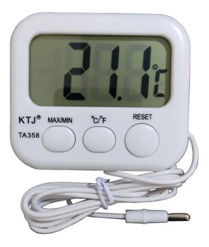 Termómetro Digital Ktj Con Sonda Para Refrigeración