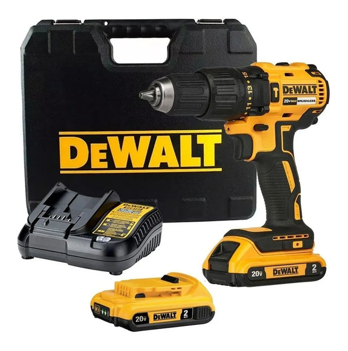 Taladro Inalambrico Percutor 1/2 Dewalt Dcd7781d2-b3 Color Amarillo 20v