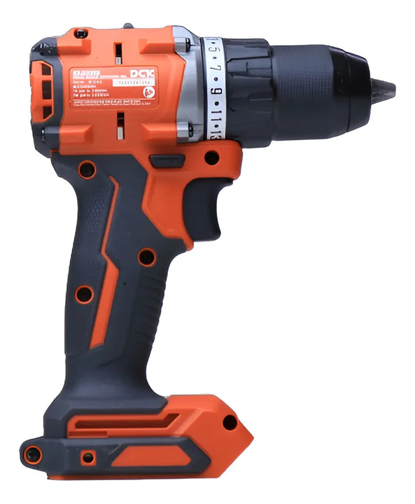 Taladro Atornillador Inalámbrico Dck 20v 500w + 2 Baterías Rojo/negro